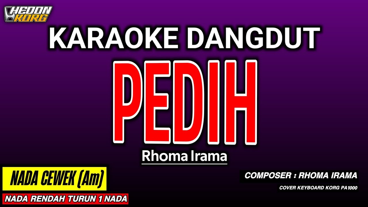 PEDIH KARAOKE DANGDUT - RHOMA IRAMA