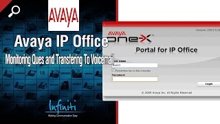 Monitoring Ques and Transfering To Voicemail in Avaya IP Office SoftConsole [Infiniti Telecom] screenshot 5