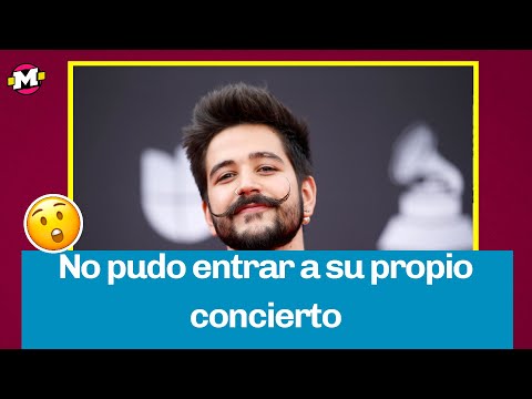 A Camilo casi no lo dejan entrar a su concierto