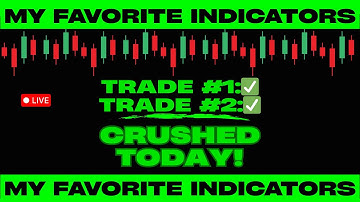 2 Trades Today!  Huge Moves Only Using Only Micros!  My Favorite Indicators! TradingView NinjaTrader