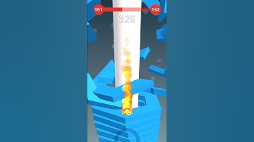 Stack ball game short video|#stackball #shortsfeed #games