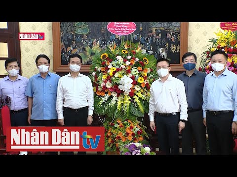 Video Lãnh đạo Đảng, Nhà nước và các đơn vị chúc mừng Báo... - youtube