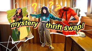 MYSTERY THRIFT SWAP w/ Alycia Thrifts! ✦♡ thrift with me & GIVEAWAY | artsy spring pinterest vibes