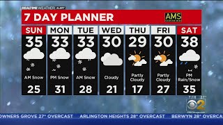 Chicago Weather: Light Snow Sunday Morning, But More Than 6 Inches Possible Monday To Tuesday
