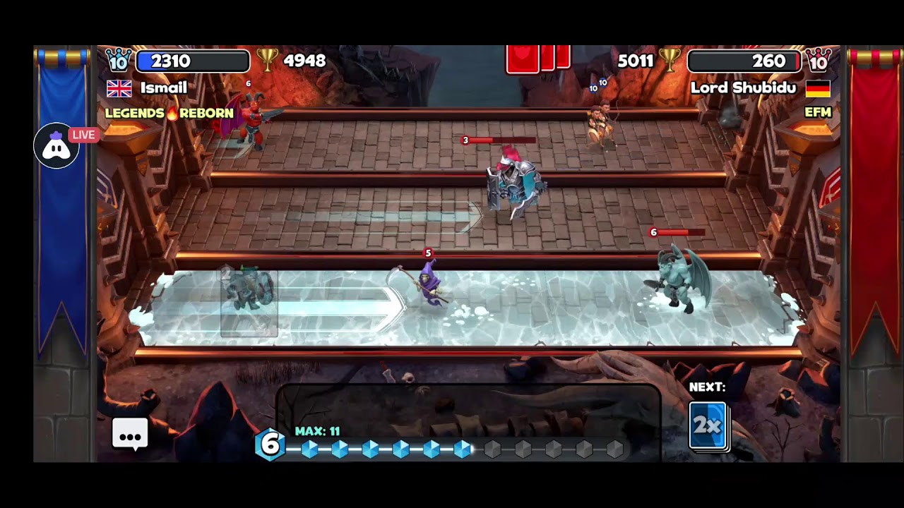 REACHING MASTER 2 OR 3 IN CASTLE CRUSH | CASTLE CRUSH LIVE STREAM