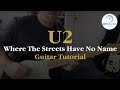 Edosounds - U2 Where the Streets Have No Name guitar cover (and tutorial)