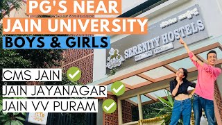 Serenity Hostels Near Jain University, Bangalore for Boys & Girls | Room Tour, Facilities & Cost