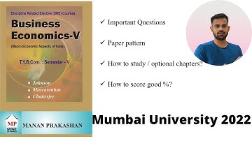 TYBCOM Business Economics semester 5 Important questions 2024