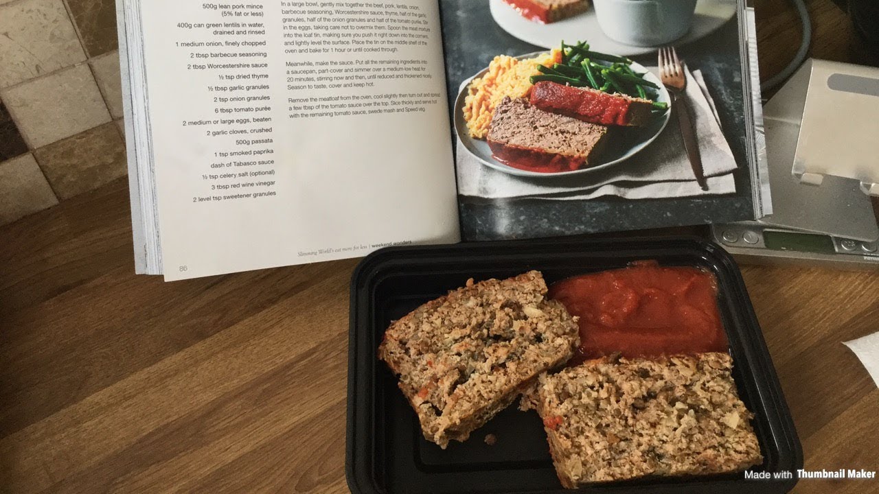Slimming World BBQ style meatloaf YouTube
