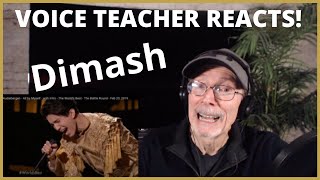 VOICE TEACHER REACTS - DIMASH - All By Myself - The worlds Best
