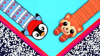 SNAKE IO🐍 NOOB RUBY V/S PRO FLURRY  VS 1000 OGGY OUTLINE  EVENT EPIC SNAKE IO🐍BEST/ FUNNY GAMEPLAY!