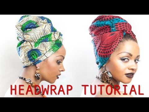 Uroobah African Headwrap tutorial in just 2 minutes