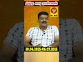 Kadagam தசாபுத்தி வார ராசிபலன் 30.06.2025-06.07.2025 #shorts #shortsastrology #shortsbeta