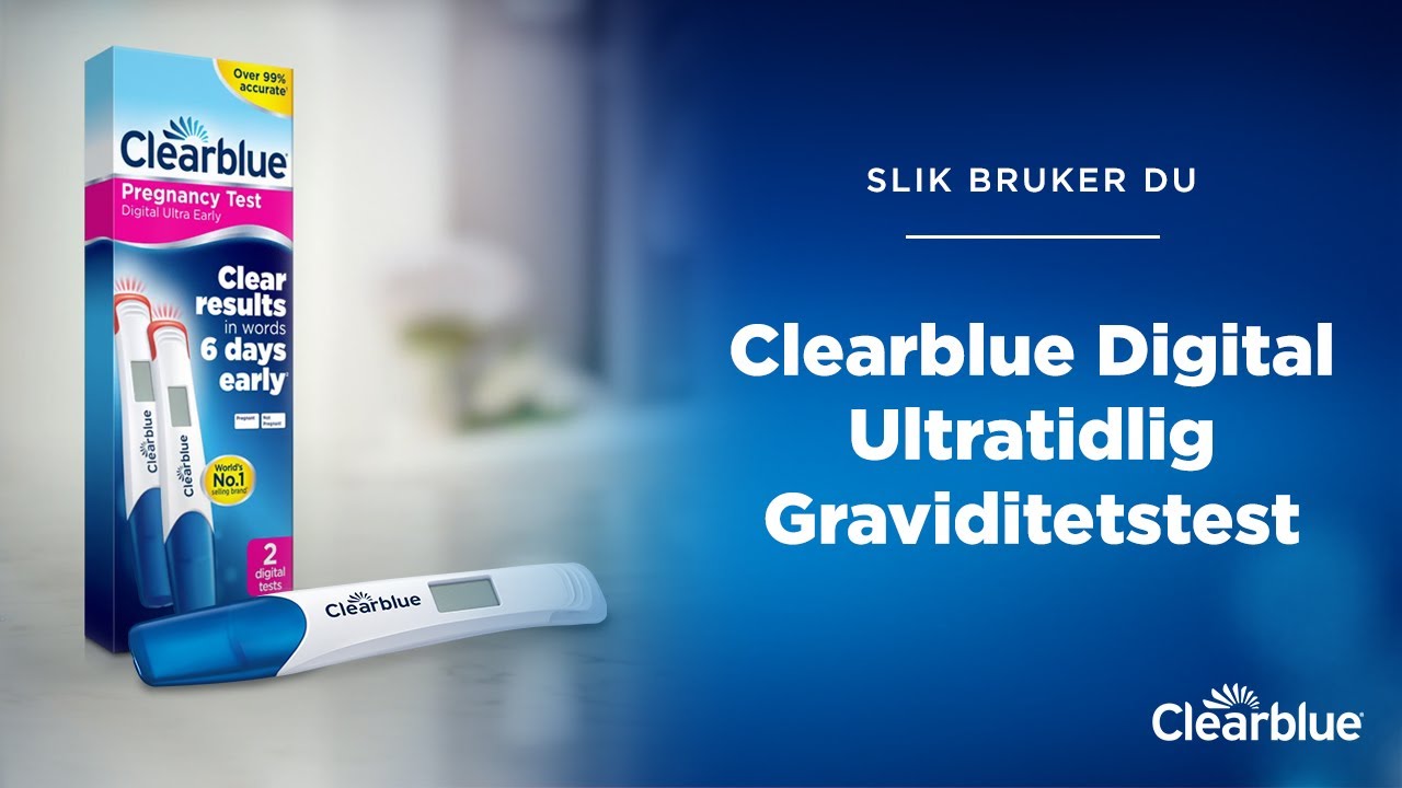 Clearblue Digital Ultra-tidlig Graviditetstest Nyhed - Køb