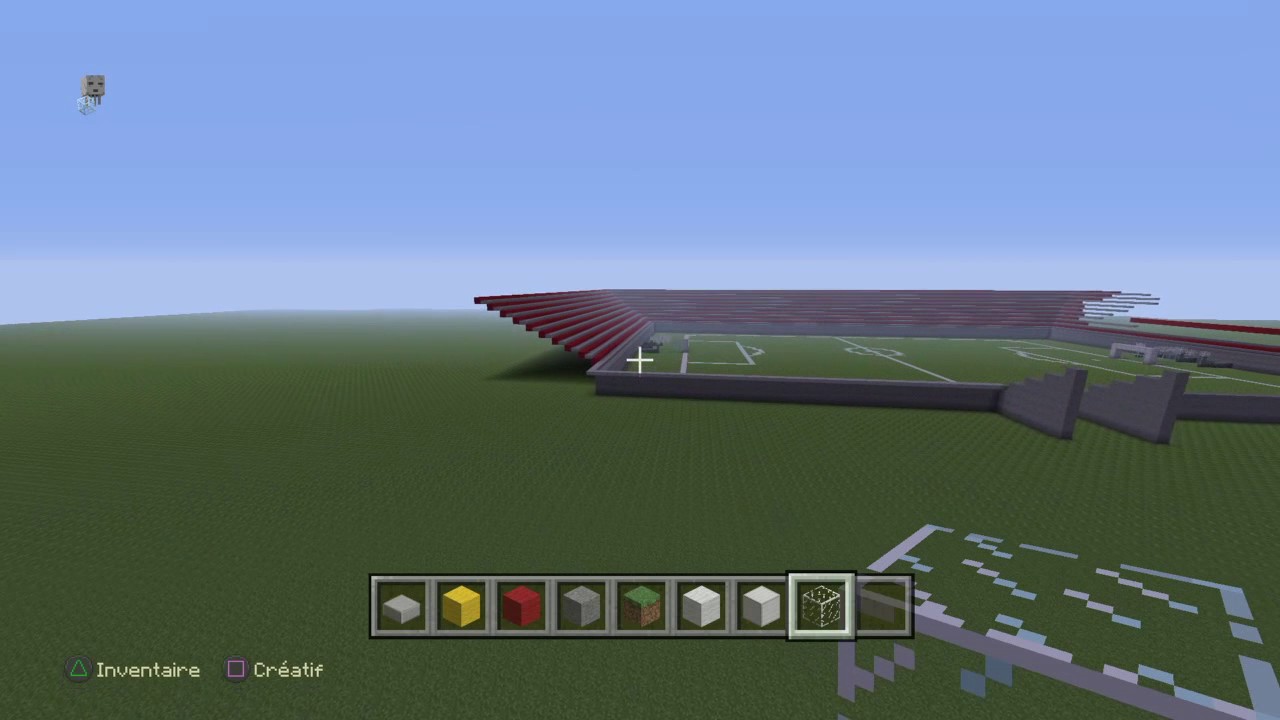 MINECRAFT TUTO STADE DE FOOT (EP1) LE TERRAIN. - YouTube