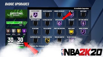 THE BEST OP SHOOTING BADGES AND CUSTOM JUMPSHOT ON NBA 2K20!