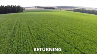 Monitoring Wheat with SF11 laser altimeter and ardupilot