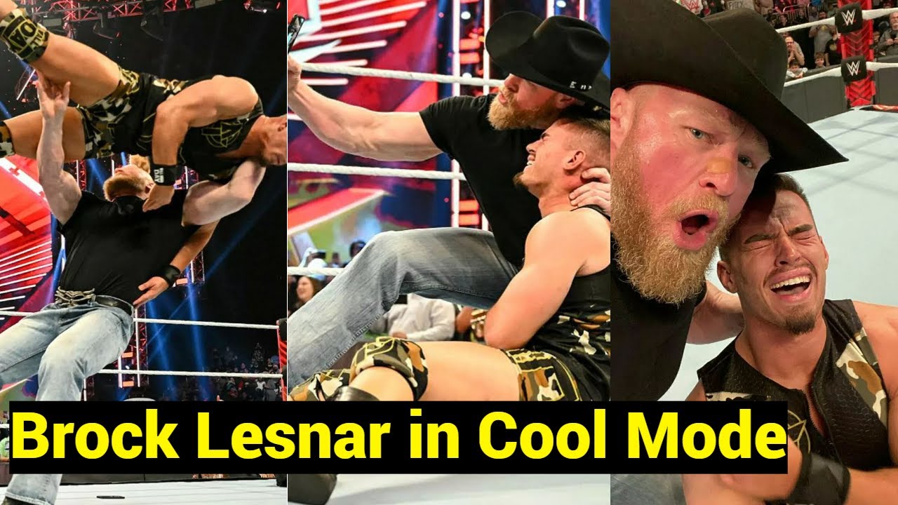 Brock Lesnar Latest  Cowboy Funny Looks to Beast Mode 🔥🔥🔥 WWE Raw 2022