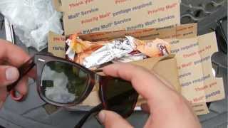 Unboxing Vintage Ray-Ban Wayfarer B&amp;L 5022 (2052) Mock Tortoise Sun Glasses