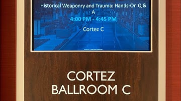 Speaking at a Forensic Science Conference about Saps and Blackjacks