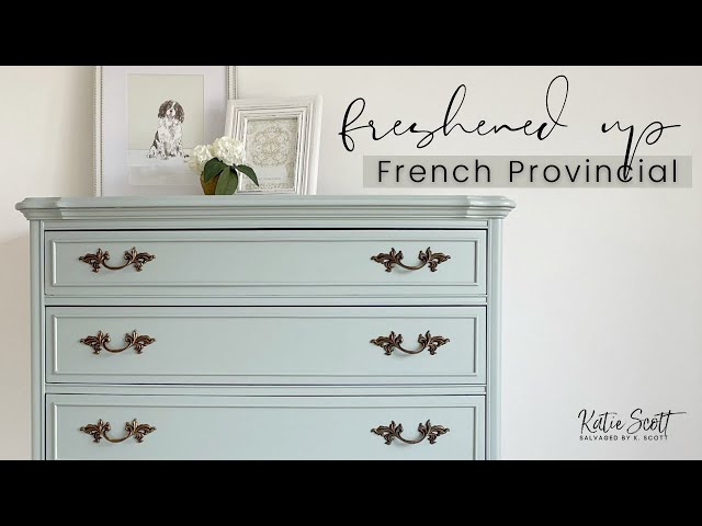 The Perfect Purple? French Provincial Dresser Makeover 