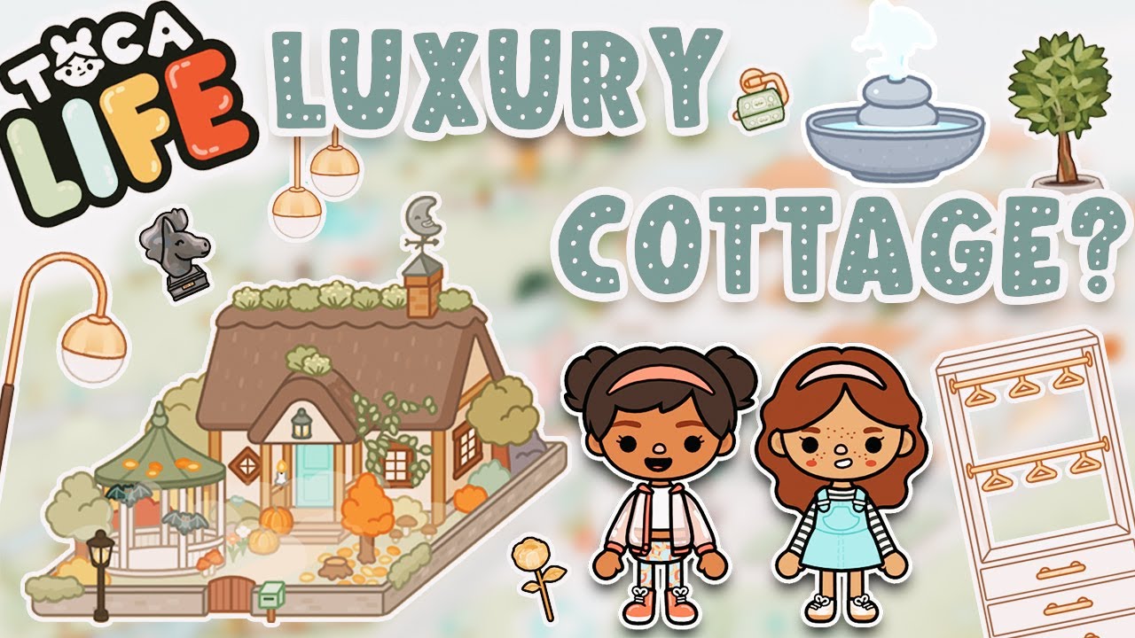 Luxury Misty Cottage using Modern Mansion Stuff Aesthetic Toca Life