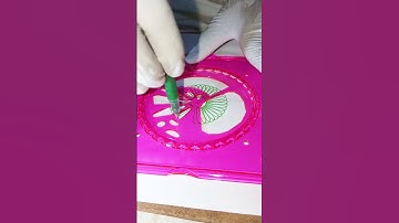 😘 How m any rotations did || the pen make in total ⚡ Spirograph Art 🎨 #spirograph #art  #shorts 12