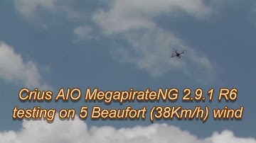 Crius AIO MegapirateNG 2.9.1 R6 Loiter in 5bf crosswind