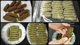 اسهل كفتة ارز بربع لحم مفروم وتخزينهاThe easiest rice kofta with 1/4 kg of ground meat and to store