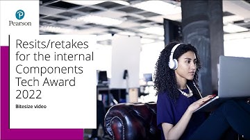 BTEC Tech Award (2022) Resits and retakes for the internal Components