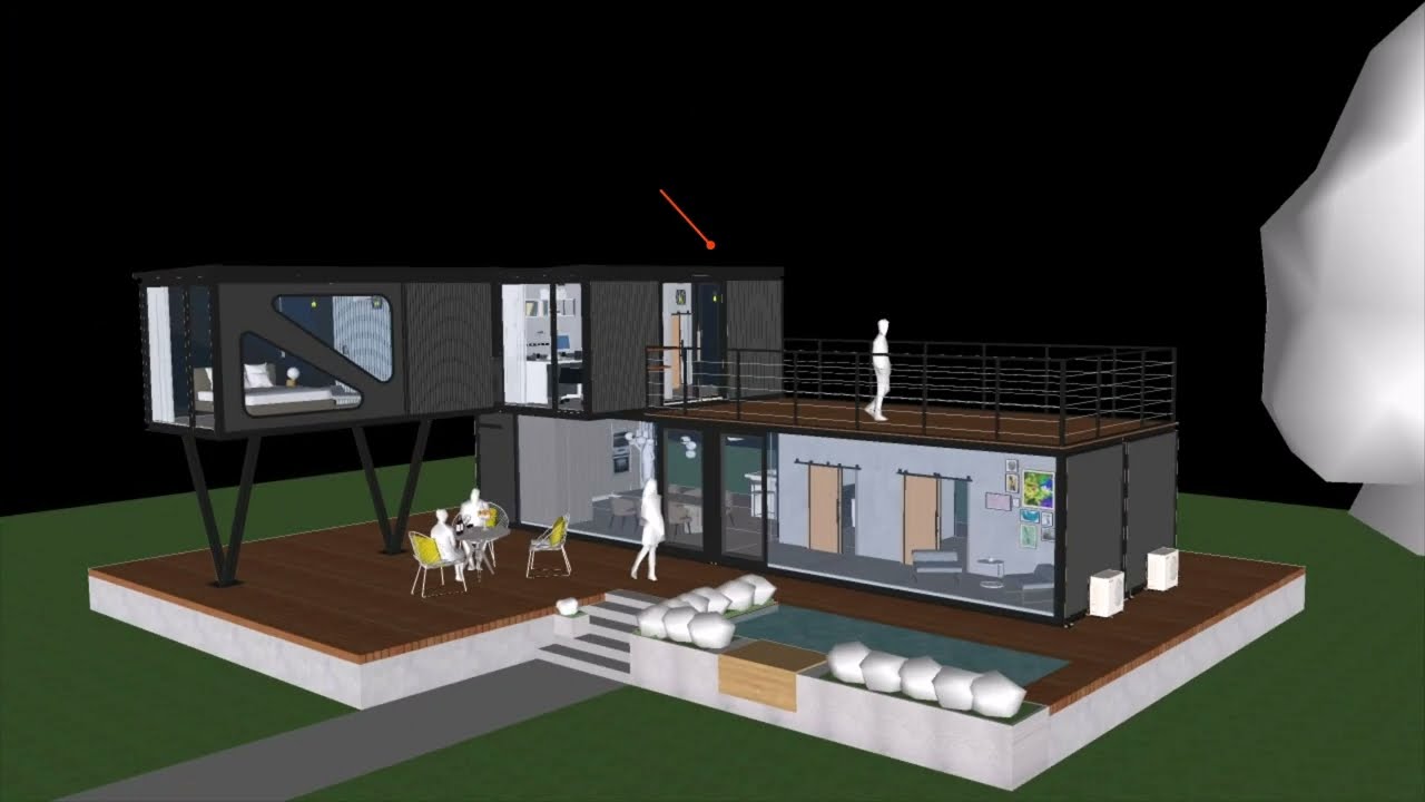 2022 Beautiful container remodeled small house Prefab house building