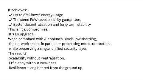 Resilient By Design  How Alephium Reinvents Proof of Work With Proof of Less Work