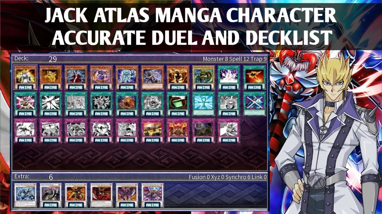 yu gi oh duel links jack atlas deck Yugioh Orica