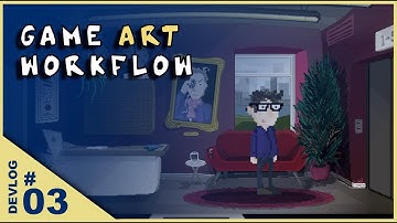 Pixel art tutorial: point & click game backdrops - DEVLOG 3