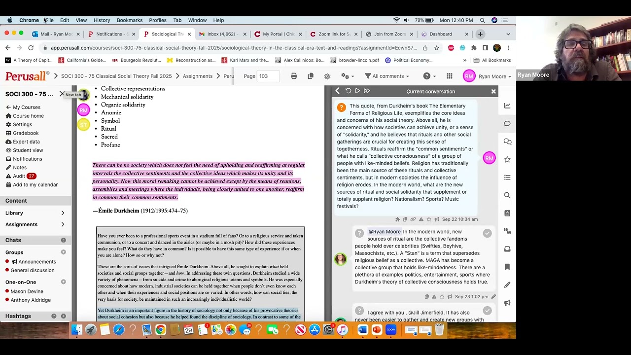 SOCI300-75: Emile Durkheim (Core Ideas and Influences)