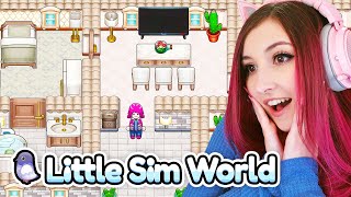 I Tested The Newest Sims Game, Little Sim World! *BUILD & CHARACTER CREATION*