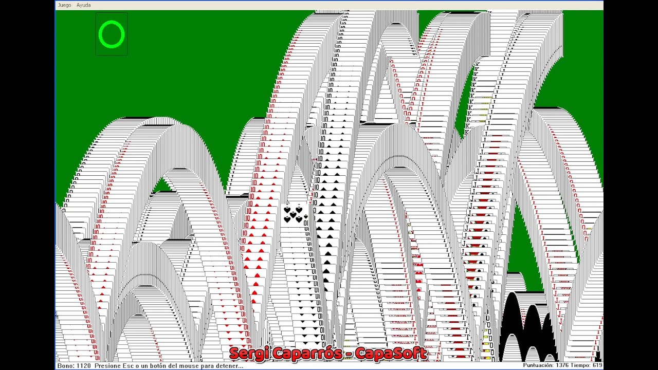 Solitario juego completo para Windows XP