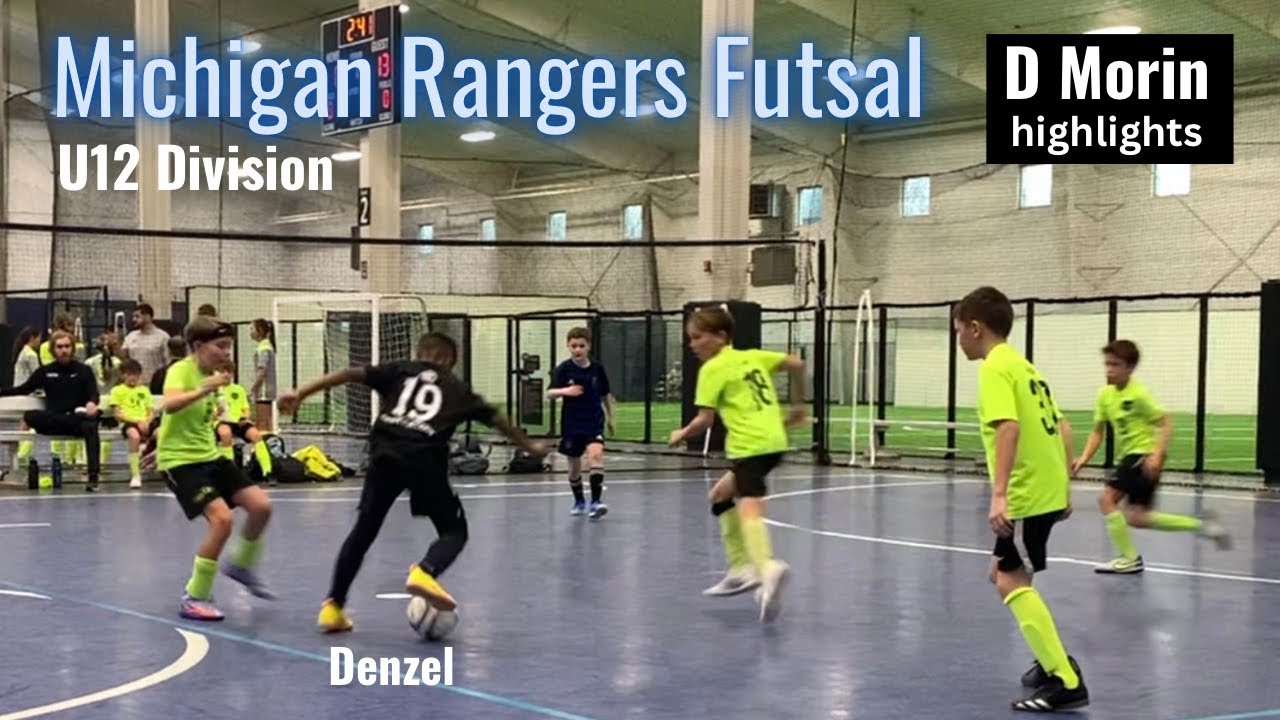 Denzel Morin Futsal highlights | 2011 Michigan Rangers | U12 division ...