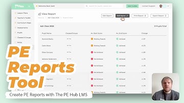 Using the Reporting Tool on The PE Hub LMS