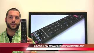 OEM Sharp Remote Control: LC52LE640U, LC-52LE640U, LC60C6400, LC-60C6400, LC60C6400U, LC-60C6400U SHARP GB004WJSA Remote Control PN: RRMCGB004WJSA - www.ReplacementRemotes.com