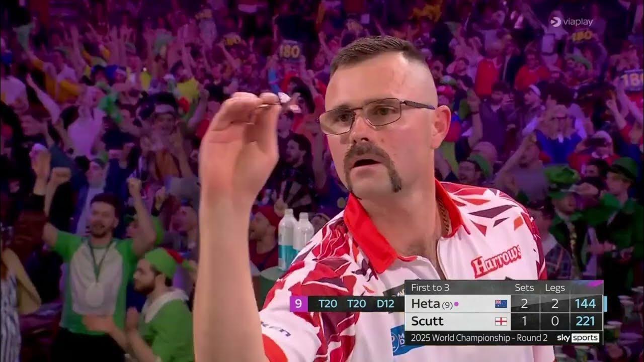 Damon Heta Broke 9 Darter World Darts Championship 2025 Round 2