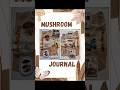 Mushroom Journal 🤎🍄| #aamnaaestheticsofficial #scrapbooking #journal #shorts #shortsfeed #mushroom