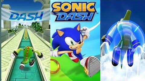 sonic dash game:hd game play vector character is Sky sanctuary zone 2021