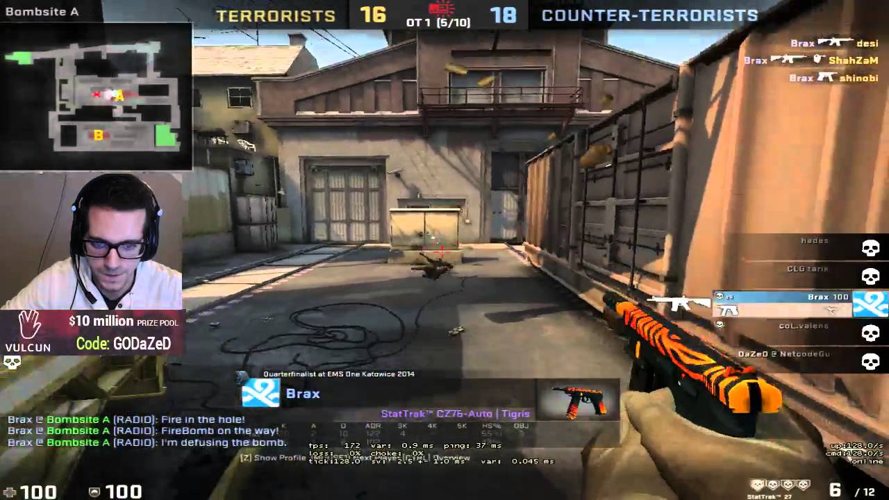 Swag nuts 4K on DaZeD's stream