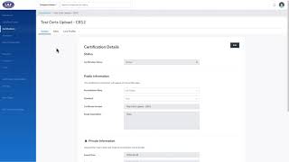 Certification Body_Certifications_How to add Certification Sites to a Certification