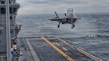 First Operational Shipboard Deployment Of F-35B Fighter Jet