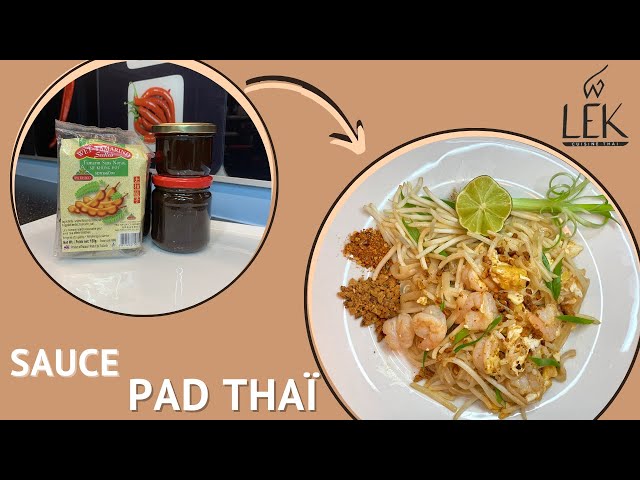 Pad thaï (plat traditionnel thaïlandais), comme à Bangkok