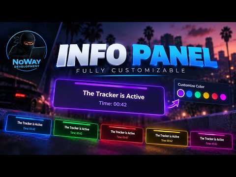 NoWay FiveM Script - Info Panel