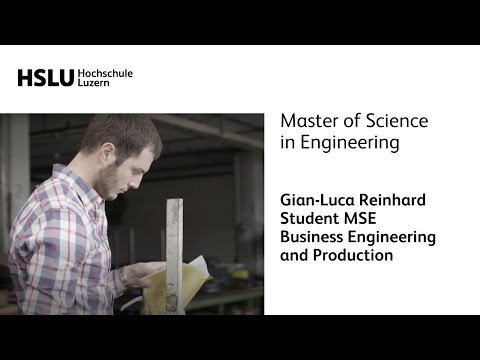Master of Science in Engineering an der Hochschule Luzern – Technik & Architektur