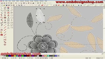 Embroidery designing tutorial on Wilcom software || embroidery design || hand embroidery.(pat-90)